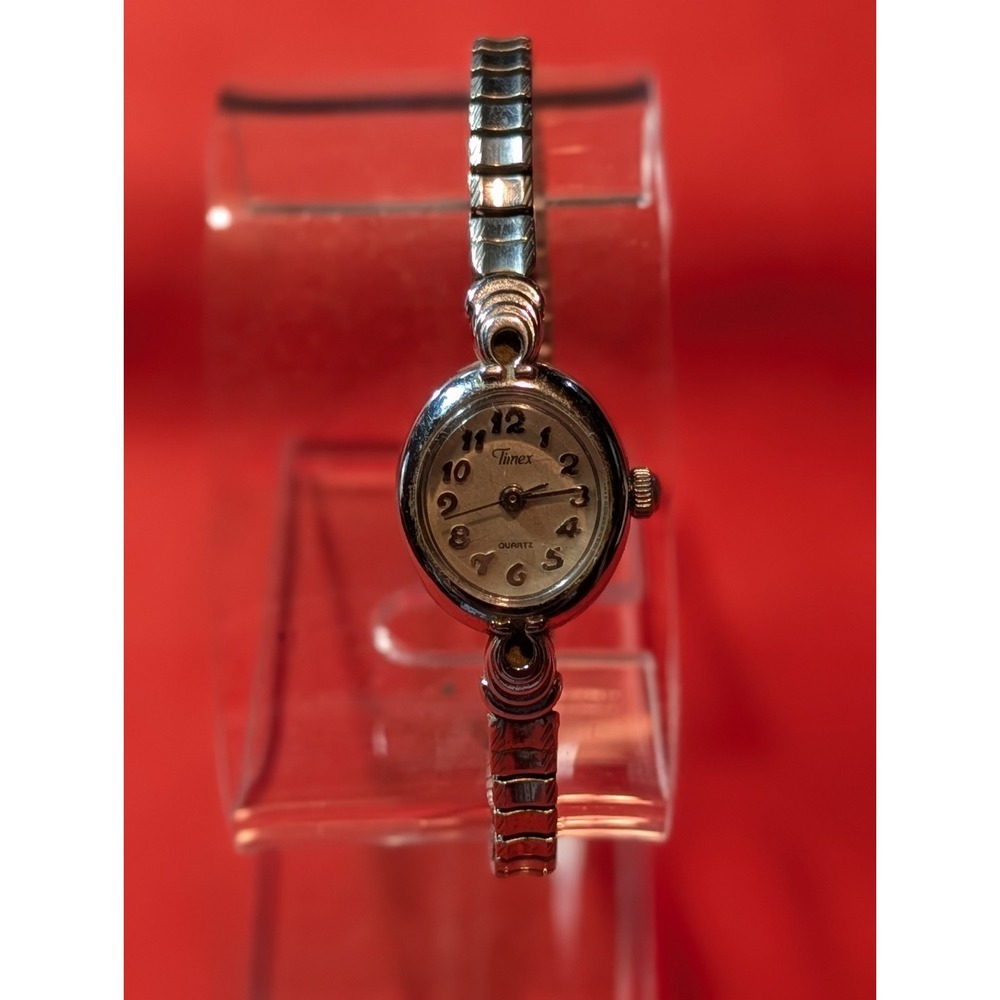 VINTAGE Timex Women's WR Expandable Band Stainless Watch